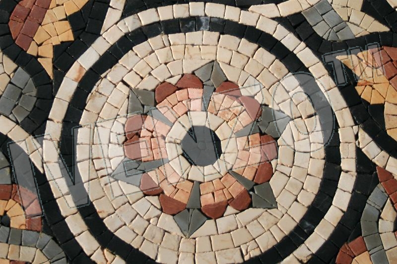 Mosaico MK055 Details medaglione romano 1