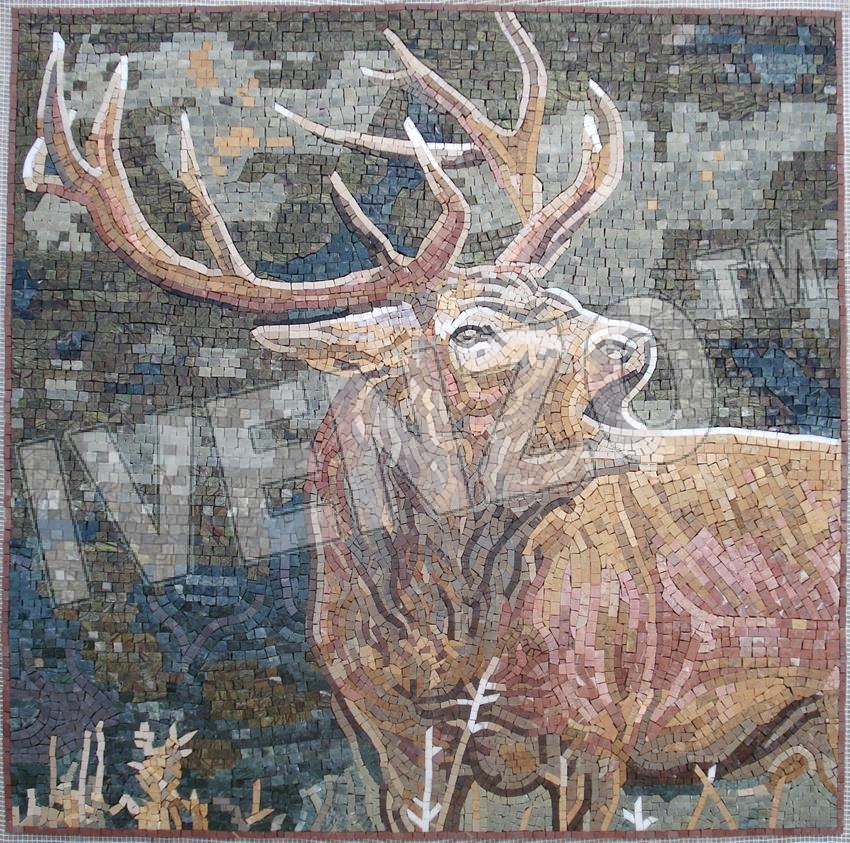 Mosaico AK029 cervo