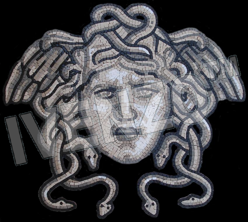 Mosaico FK024 Medusa Fonte Apolo Madrid