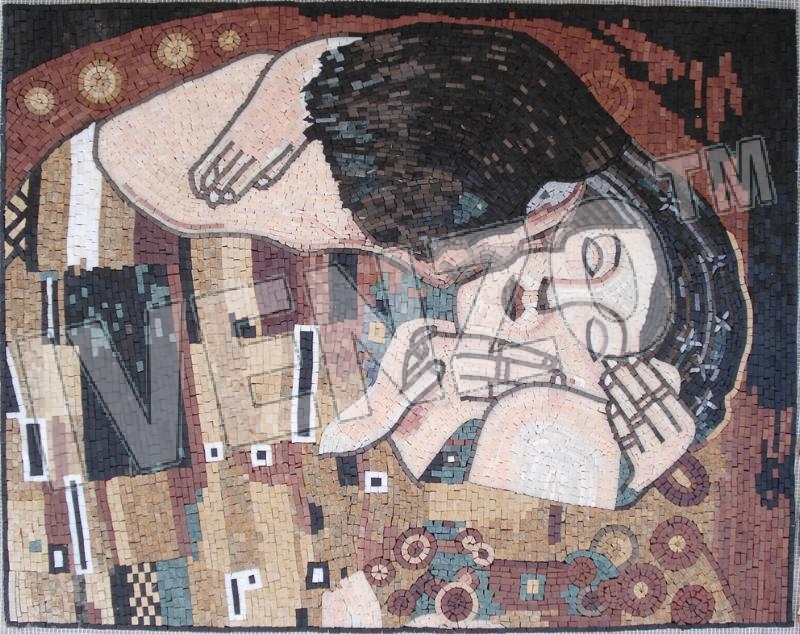 Mosaico FK053 Gustav Klimt: Il bacio