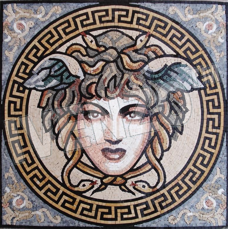Mosaico FK085 Medusa di IVENZO