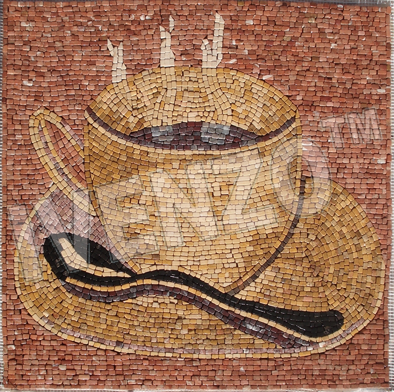 Mosaico GK006 Una tazza di caff