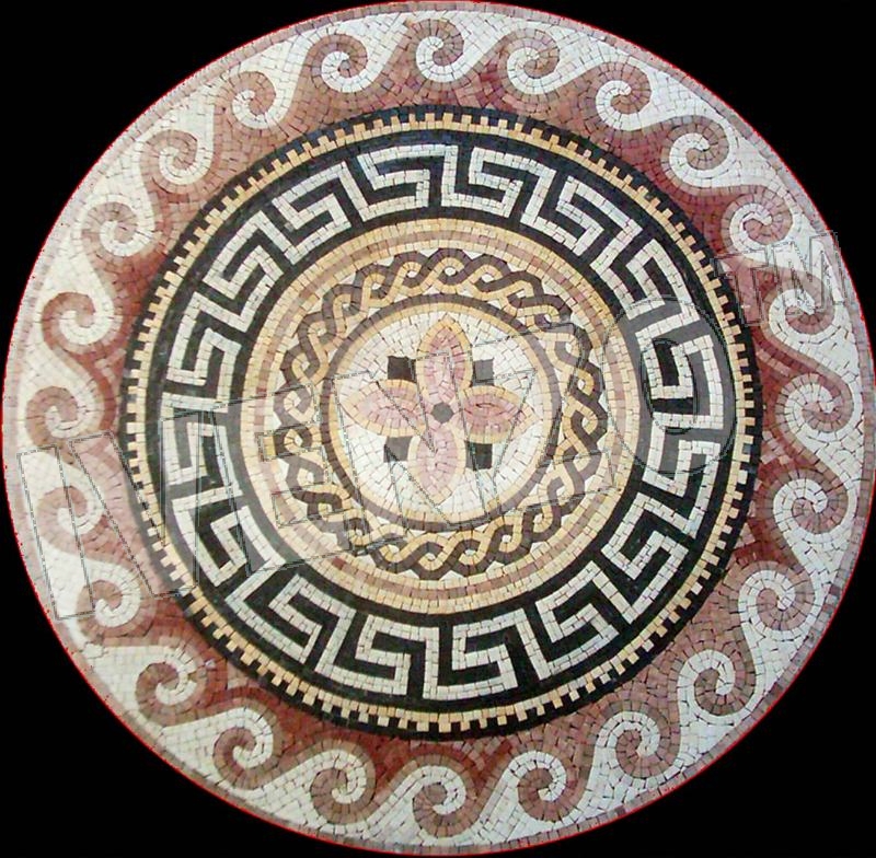 Mosaico MK029 greco-romana medallion