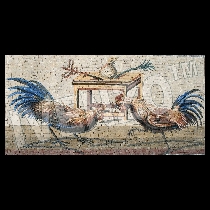 Mosaico combattimento di galli da Pompei