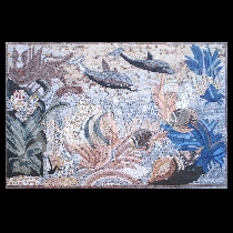 Mosaico scene di pesce
