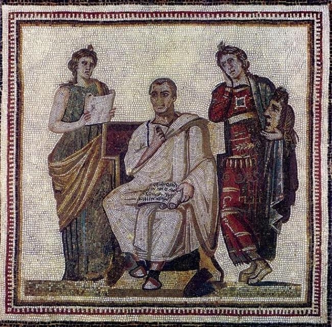 Mosaico FK004 Details Publius Vergilius Maro 1