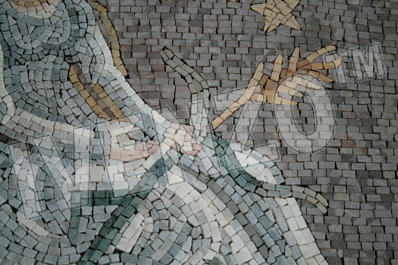 Mosaico FK012 Details segno zodiacale della vergine 2