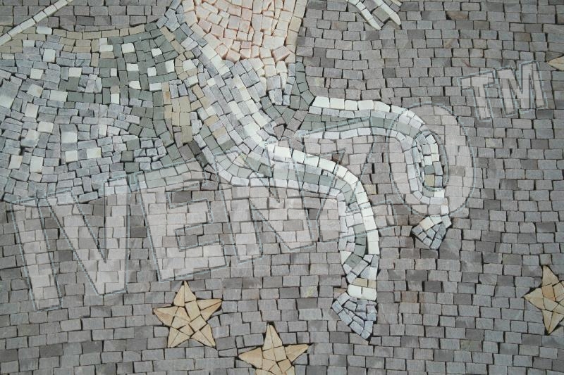 Mosaico FK015 Details segno del sagittario zodiaco 3
