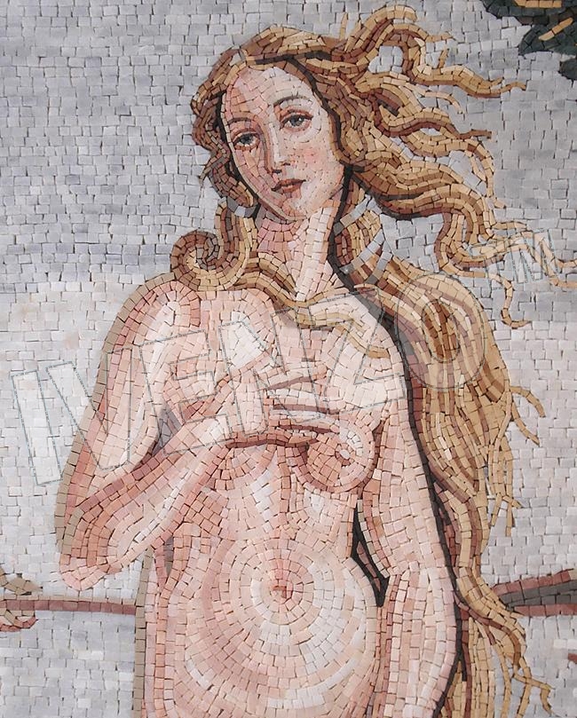 Mosaico FK029 Details Botticelli: Nascita di Venere 1