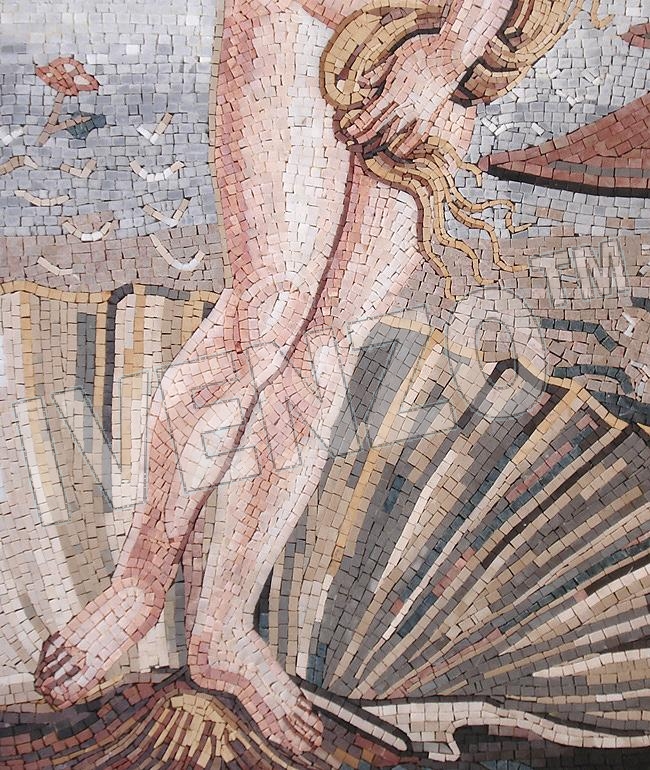 Mosaico FK029 Details Botticelli: Nascita di Venere 2