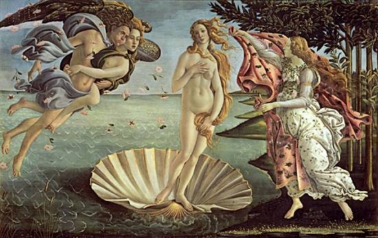 Mosaico FK029 Details Botticelli: Nascita di Venere 3