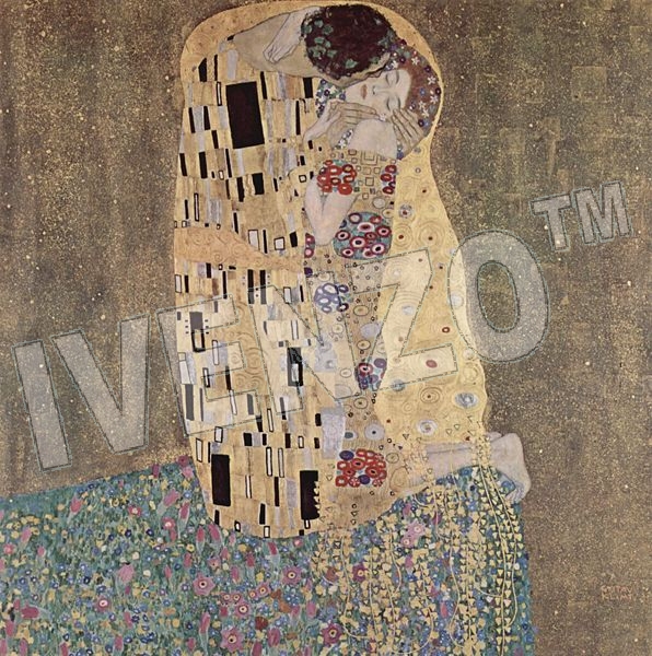 Mosaico FK053 Details Gustav Klimt: Il bacio 1