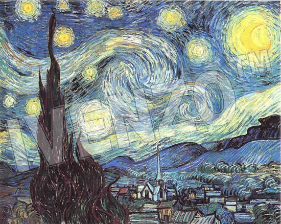 Mosaico FK080 Details van Gogh: Notte stellata 1