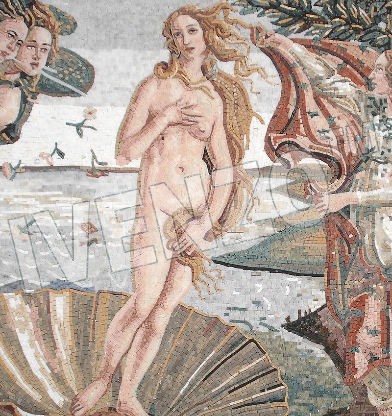 Mosaico FK101 Details Botticelli: Nascita di Venere 1
