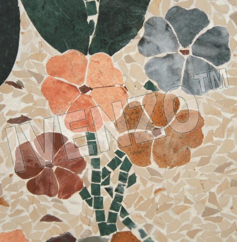 Mosaico GK043 Details mazzo di fiori 2