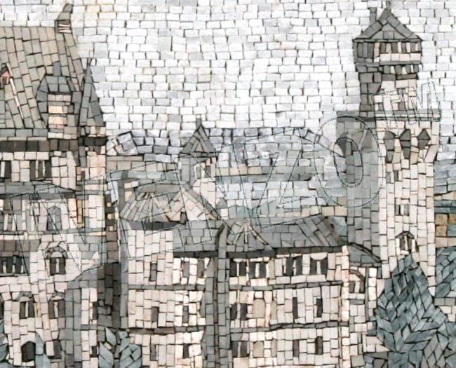 Mosaico LK005 Details Castello di Neuschwanstein 2