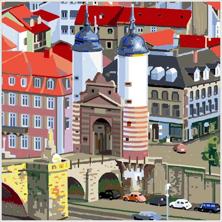 Mosaico LK008 Details Panorama estratto Heidelberg 3