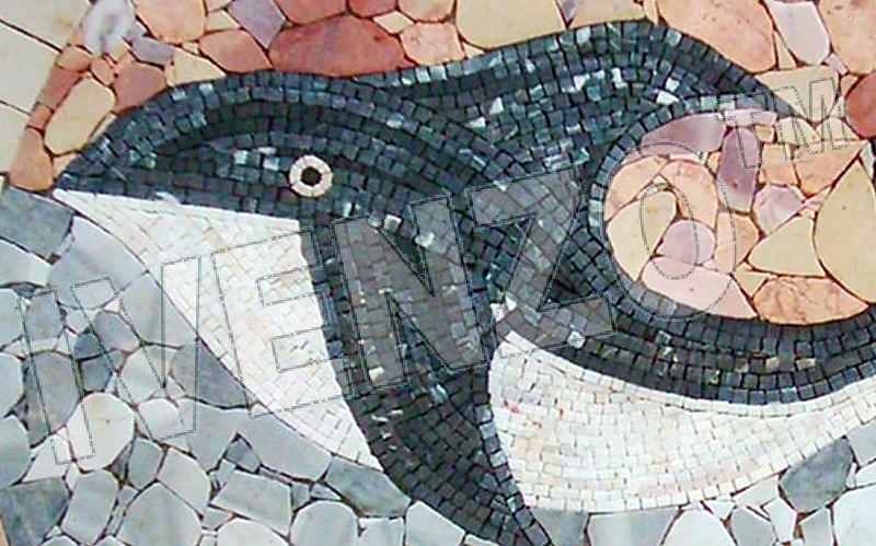 Mosaico MK018 Details Medaglione con belena 1