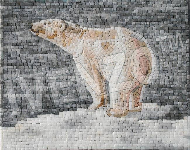 Mosaico AK003 orso polare