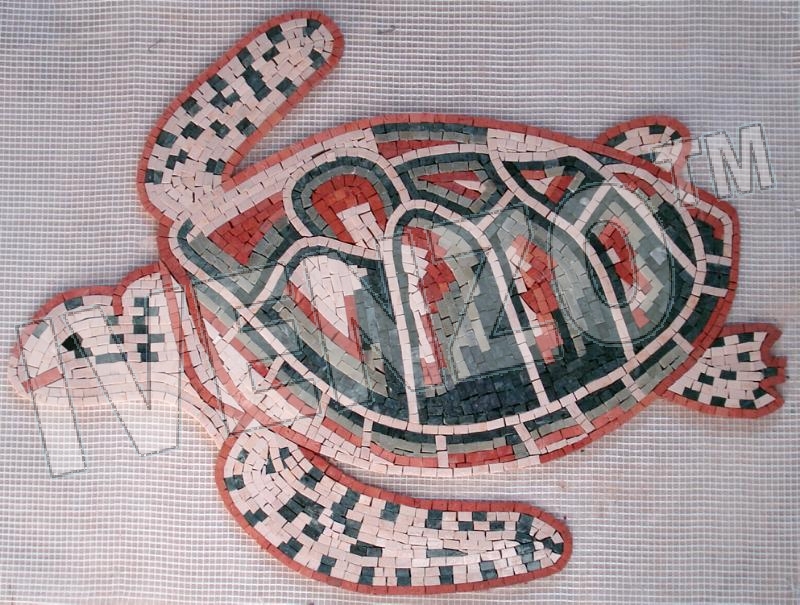 Mosaico AK016 tartaruga