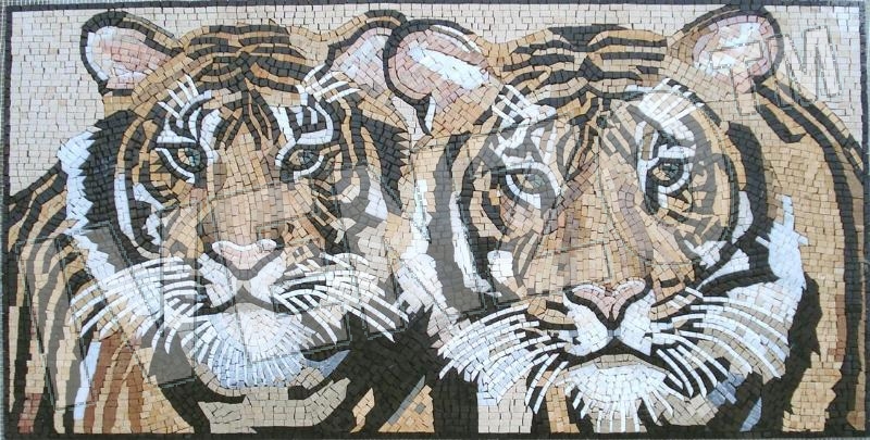 Mosaico AK017 tigre