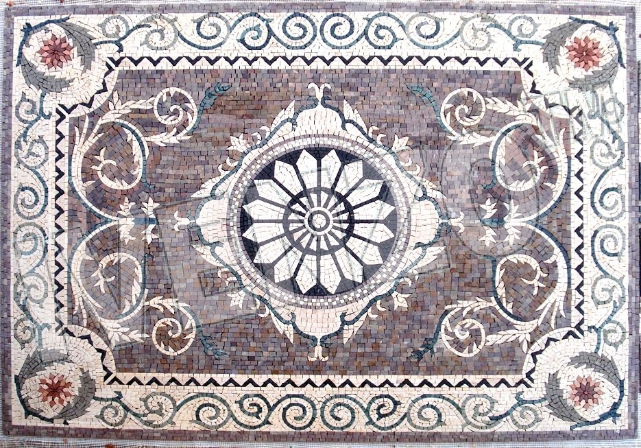 Mosaico CK004 tappeto di marmo