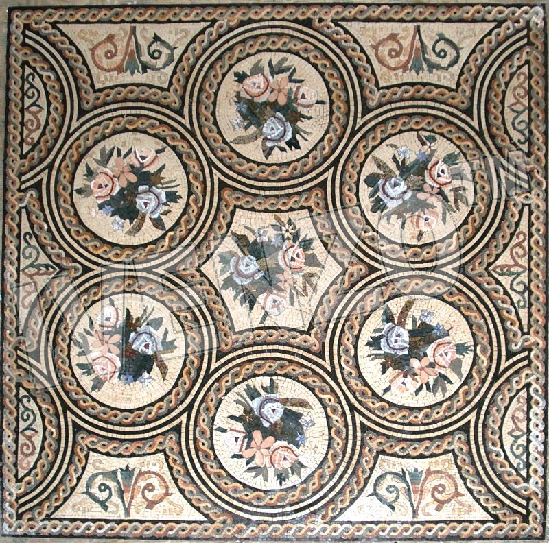 Mosaico CK012 tappeto di fiori