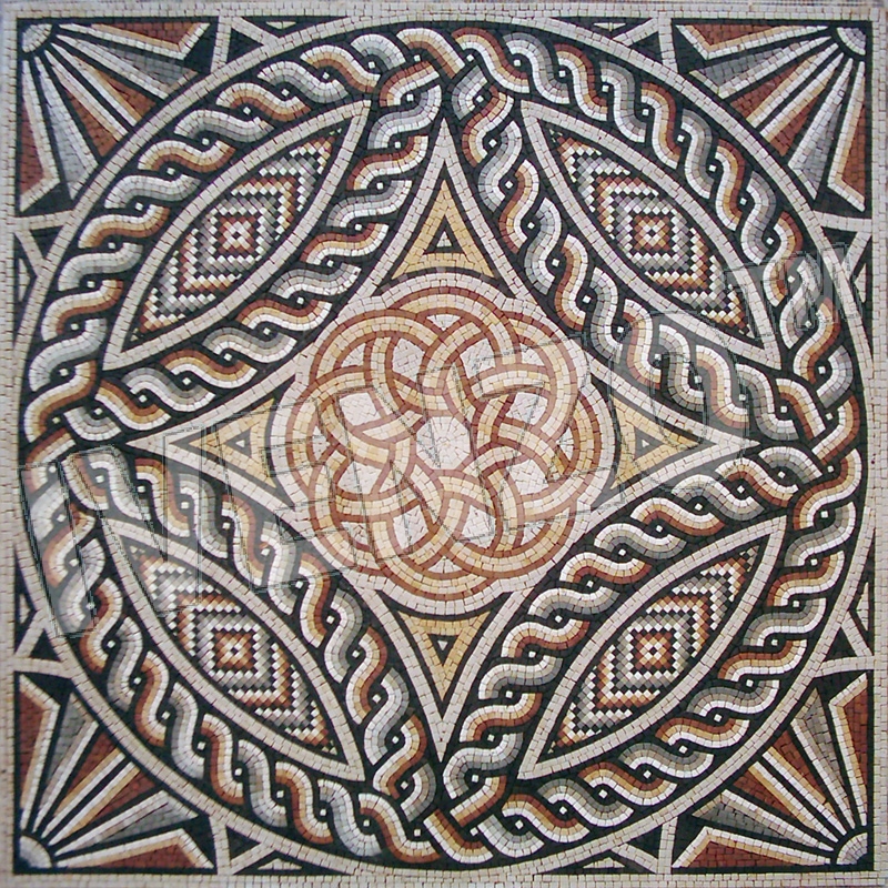 Mosaico CK015 tappeto romano