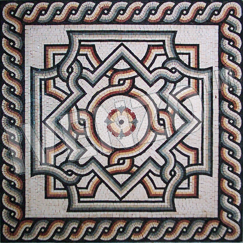 Mosaico CK016 tappeto romano