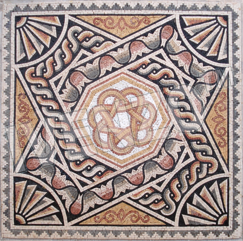Mosaico CK021 tappeto romano