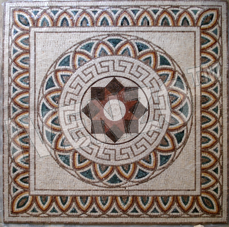 Mosaico CK022 tappeto romano