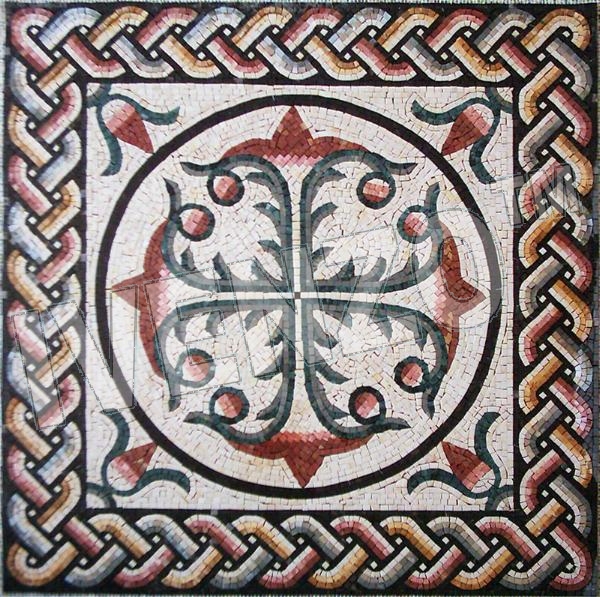 Mosaico CK028 tappeto romano