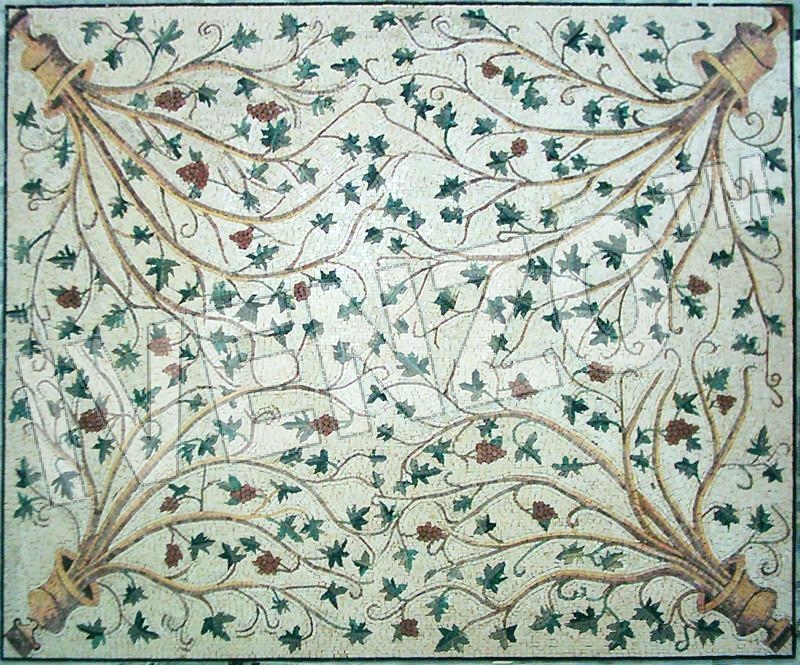Mosaico CK032 tappeto di fiori
