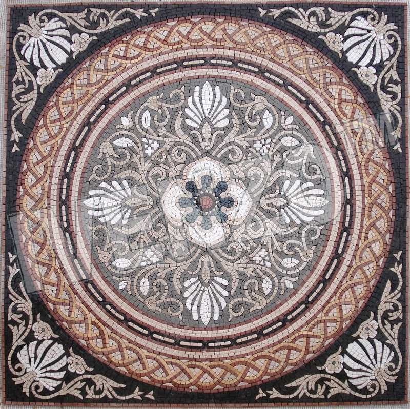 Mosaico CK034 square tappeto
