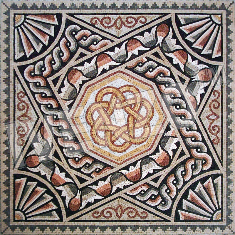 Mosaico CK037 tappeto romano