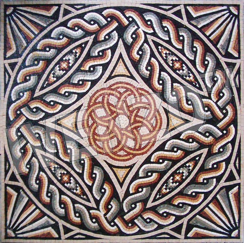 Mosaico CK039 tappeto romano