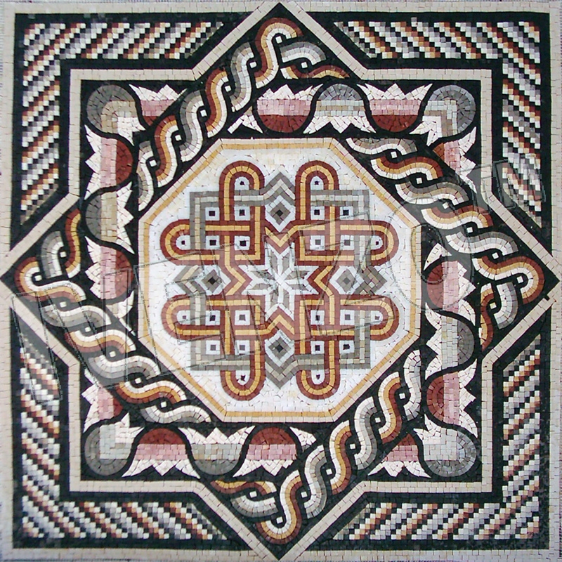 Mosaico CK041 tappeto romano
