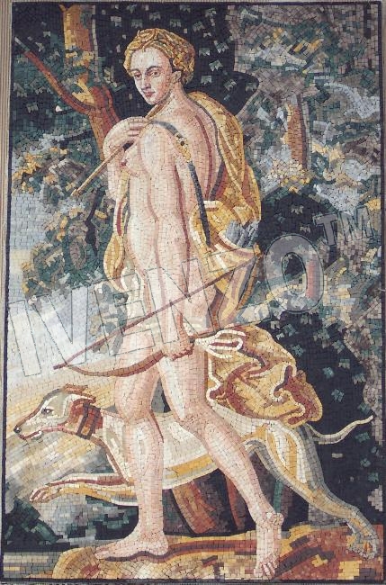 Mosaico FK001 Diana - Dea della luna e della caccia