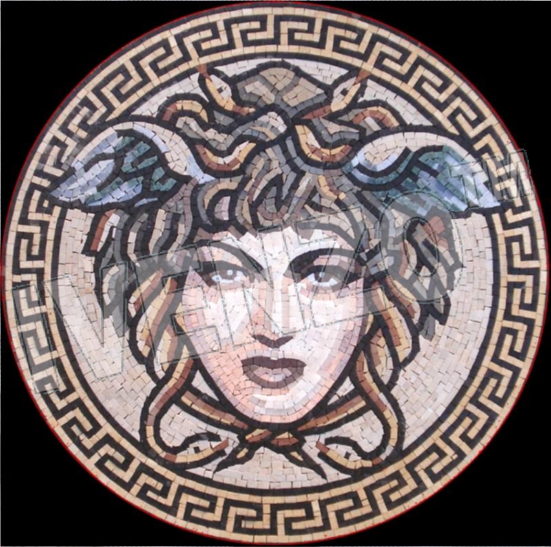 Mosaico FK007 Medusa di IVENZO