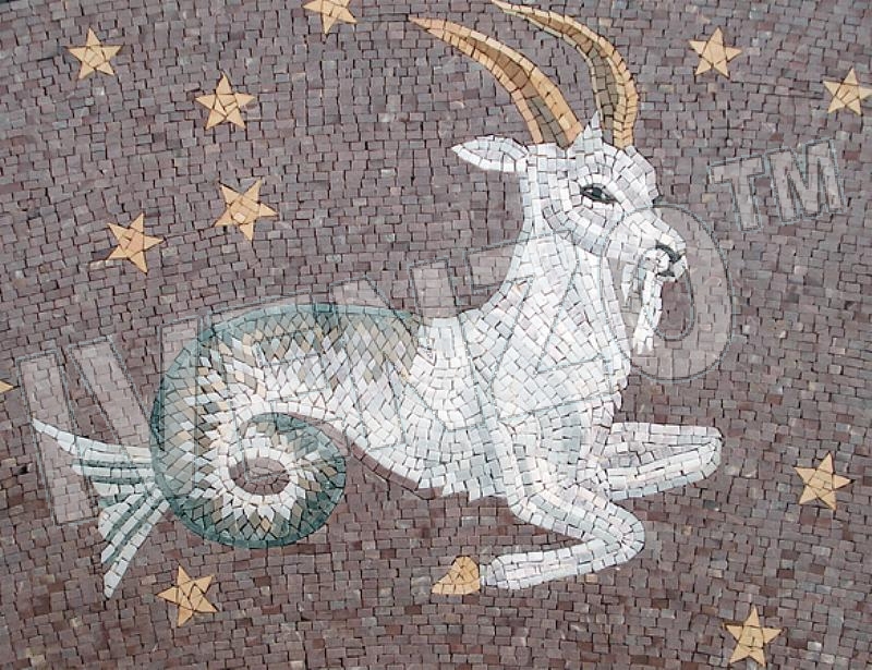 Mosaico FK016 segno dello zodiaco capricorno