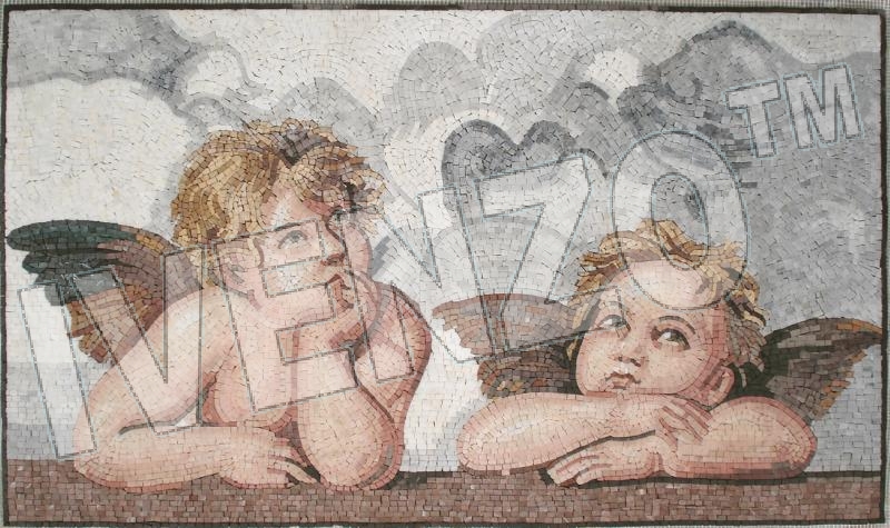 Mosaico FK041 Angeli di Raffaello