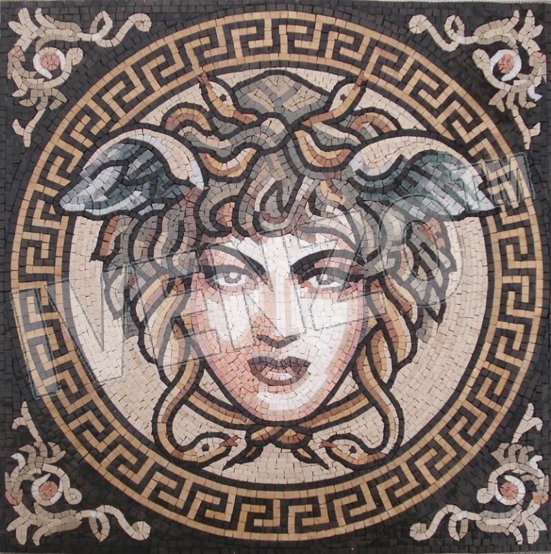 Mosaico FK086 Medusa di IVENZO