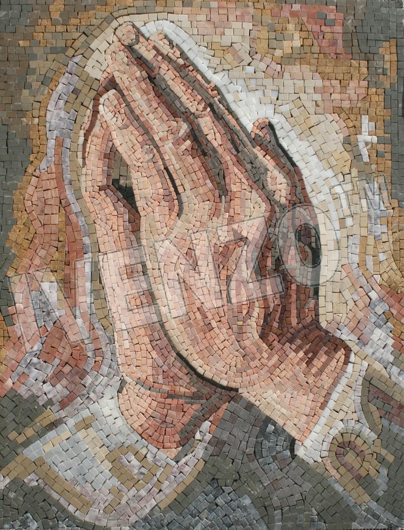 Mosaico FK088 Albrecht Durer: mani che pregano