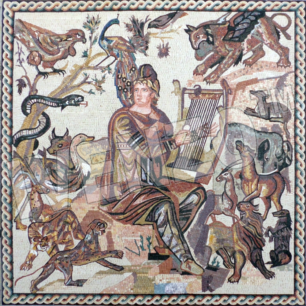 Mosaico FK117 Orfeo da Shahba