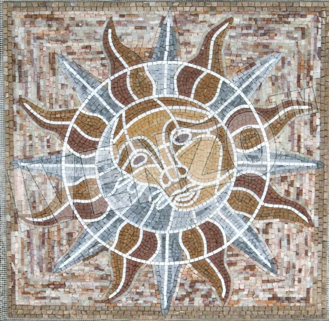Mosaico GK002 Sole e luna