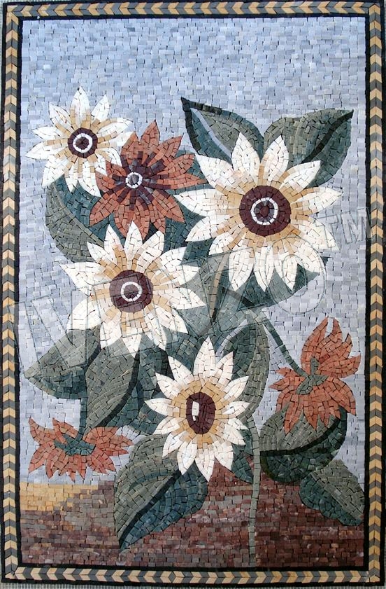 Mosaico GK033 mazzo di fiori
