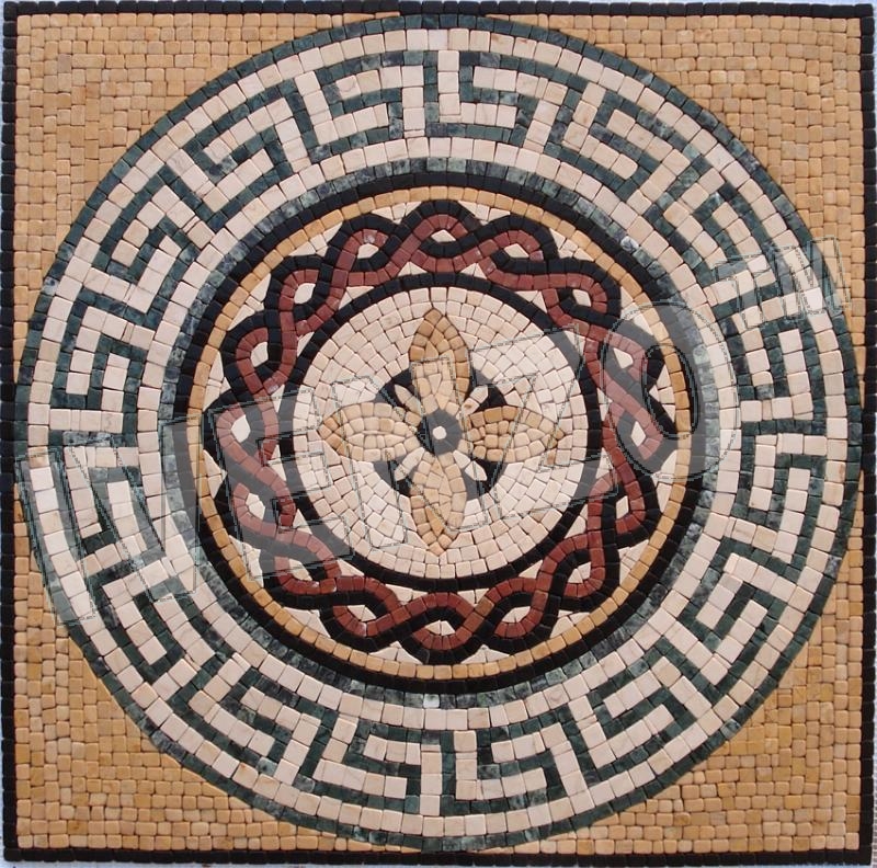 Mosaico GK069 Greco-romana medallion