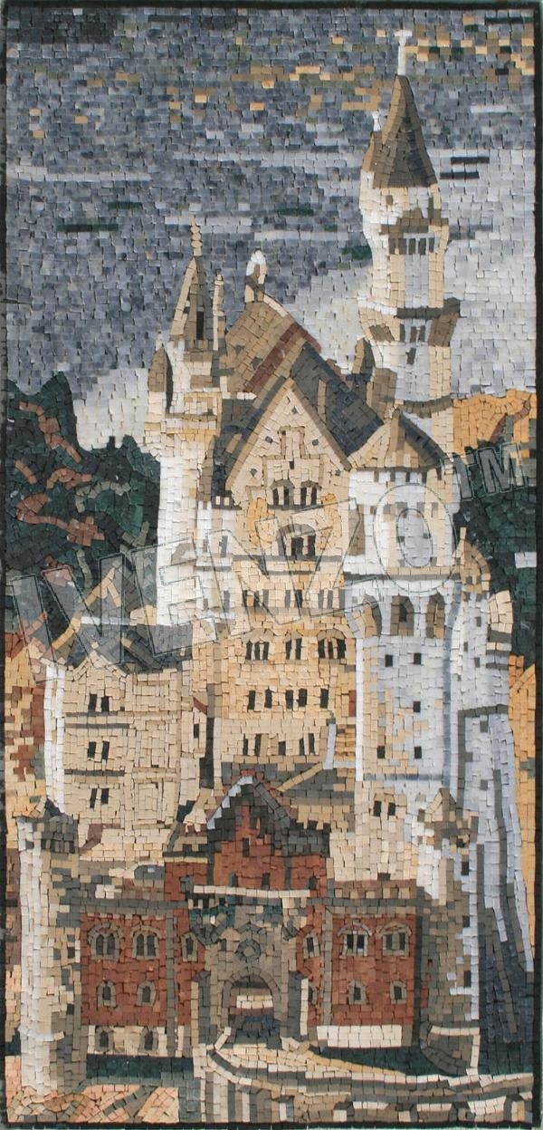 Mosaico LK007 Castello di Neuschwanstein