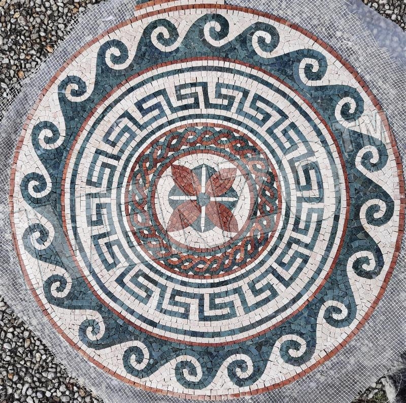 Mosaico MK056 greco-romana medallion