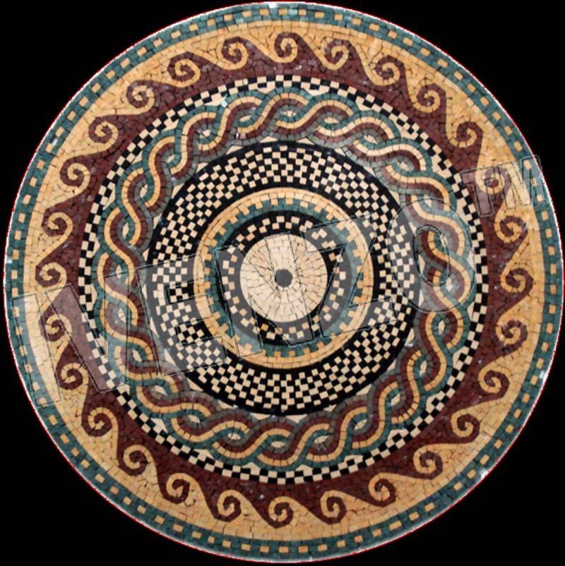 Mosaico MK064 greco-romana medallion